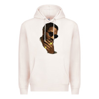 Pale Pink Black man Premium Hoodie - HowdyJamesFarm