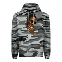Slate Camo Black man Premium Hoodie - HowdyJamesFarm