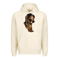 Tofu Black man Premium Hoodie - HowdyJamesFarm