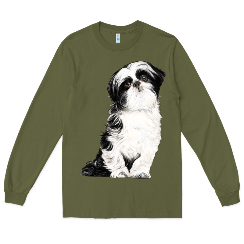 Shih Tzu Dog Long Sleeve Tee by LillyAllenDesigns | Teevron