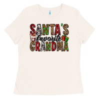 Bone santa's favorite grandma Ladies Tee - Jasminsmagicworld