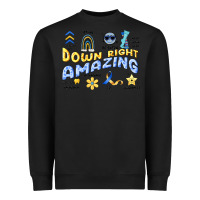 Black down right amazing Heavyweight Sweatshirt - Artiststas