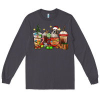 Smoke Christmas coffee cups with Saint Bernard Long Sleeve Tee - RanaPortraitStore