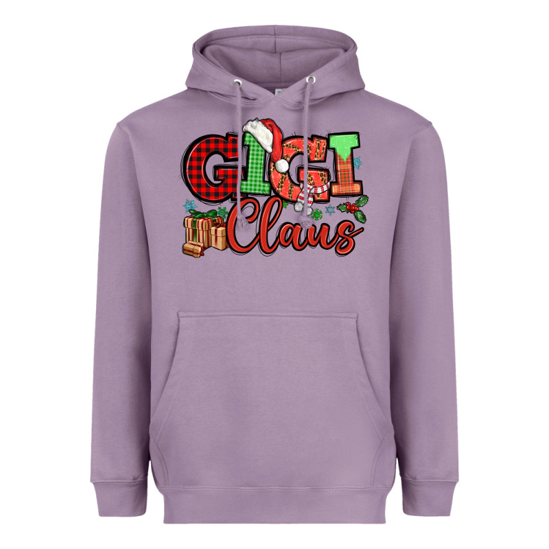 Gigi Claus Christmas Mother's Day Heavyweight Hoodie by HowdyJamesFarm | Teevron