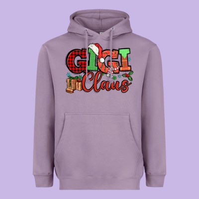 Gigi Claus Christmas Mother's Day Heavyweight Hoodie Designed By Howdyjamesfarm