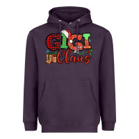 Plum Gigi claus christmas mother's day Heavyweight Hoodie - HowdyJamesFarm