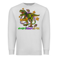 Dove Grey mardi saurus rex olivia Premium Sweatshirt - OliviaCreatesArt