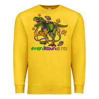 Lemon mardi saurus rex olivia Premium Sweatshirt - OliviaCreatesArt