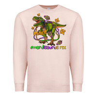 Pale Pink mardi saurus rex olivia Premium Sweatshirt - OliviaCreatesArt