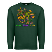 Sports Green mardi saurus rex olivia Premium Sweatshirt - OliviaCreatesArt
