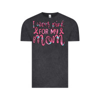 Vintage Black i wear pink for my mom Vintage Tee - JahusDesignShop
