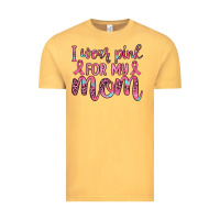Vintage Mustard i wear pink for my mom Vintage Tee - JahusDesignShop