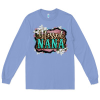Colony Blue blessed nana Long Sleeve Tee - LillyAllenDesigns