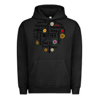 Pigment Black Mother Urban Hoodie - CowhideDigitalArt