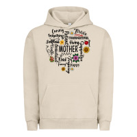 Pigment French Oak Mother Urban Hoodie - CowhideDigitalArt
