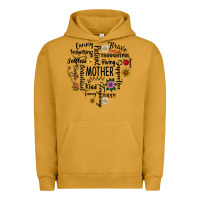 Pigment Peanut Butter Mother Urban Hoodie - CowhideDigitalArt