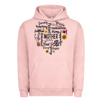 Pigment Salmon Mother Urban Hoodie - CowhideDigitalArt