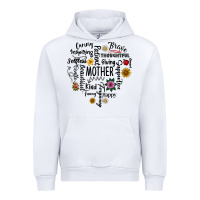 White Mother Urban Hoodie - CowhideDigitalArt