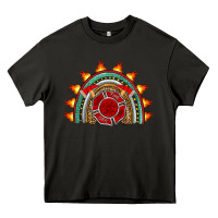 Asphalt firefighter rainbow Heavy Core Tee - Artiststas