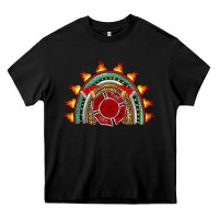 Black firefighter rainbow Heavy Core Tee - Artiststas