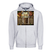 Heather Grey dad bbq timer Zipper Hoodie - TumblerDesignByShophia