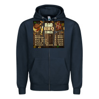 Navy dad bbq timer Zipper Hoodie - TumblerDesignByShophia