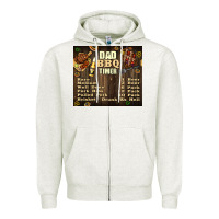 Oatmeal Heather dad bbq timer Zipper Hoodie - TumblerDesignByShophia