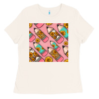 Bone western pencil seamless pattern Ladies Tee - BundleAndBundleShop