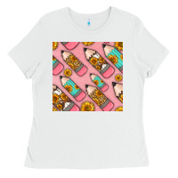 White western pencil seamless pattern Ladies Tee - BundleAndBundleShop