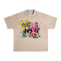 French Oak my first day of preschool Urban Heavy Tee - NancyCooperArtShop