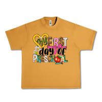 My First Day Of Preschool Urban Heavy Tee | Teevron