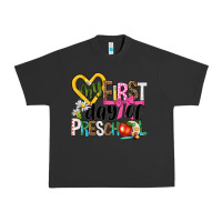 Pigment Black my first day of preschool Urban Heavy Tee - NancyCooperArtShop
