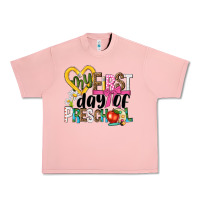 Salmon my first day of preschool Urban Heavy Tee - NancyCooperArtShop