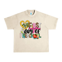 Sandshell my first day of preschool Urban Heavy Tee - NancyCooperArtShop
