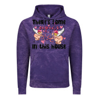 Cloud Purple there's some cupid's in this house Vintage Hoodie - MaliasSmallBusiness