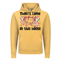 Vintage Mustard there's some cupid's in this house Vintage Hoodie - MaliasSmallBusiness