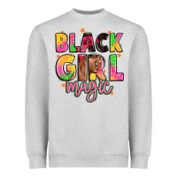 Heather Grey black girl magic Heavyweight Sweatshirt - Artiststas