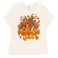 Bone Pumpkin queen Fall black girl sneakers Ladies Tee - RanaPortraitStore