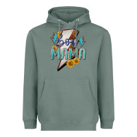 Sage Boy mama lightning bold mother's day Heavyweight Hoodie - HowdyJamesFarm