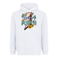 White Boy mama lightning bold mother's day Heavyweight Hoodie - HowdyJamesFarm