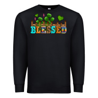 Black blessed olivia Premium Sweatshirt - OliviaCreatesArt