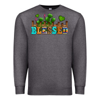 Charcoal Heather blessed olivia Premium Sweatshirt - OliviaCreatesArt