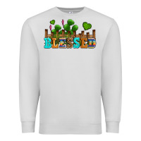 Dove Grey blessed olivia Premium Sweatshirt - OliviaCreatesArt