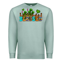 Seafoam blessed olivia Premium Sweatshirt - OliviaCreatesArt