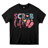Black scrub life Heavy Core Tee - BundleAndBundleShop