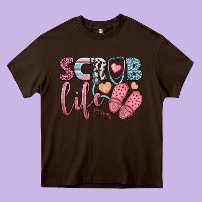 Scrub Life Heavy Core Tee Designed By Bundleandbundleshop