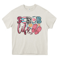 Cream scrub life Heavy Core Tee - BundleAndBundleShop