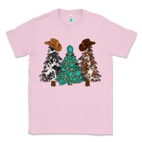 Bubblegum Pink cowhide with gemstones trees Classic Tee - MaliasSmallBusiness