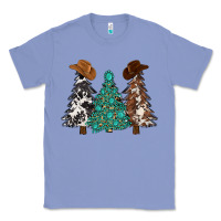 Colony Blue cowhide with gemstones trees Classic Tee - MaliasSmallBusiness