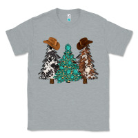 Heather Grey cowhide with gemstones trees Classic Tee - MaliasSmallBusiness